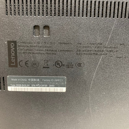 Lenovo ThinkPad L590 20Q8S43L0V 14" i5-8365U 1.6GHz 8GB RAM 512GB SSD