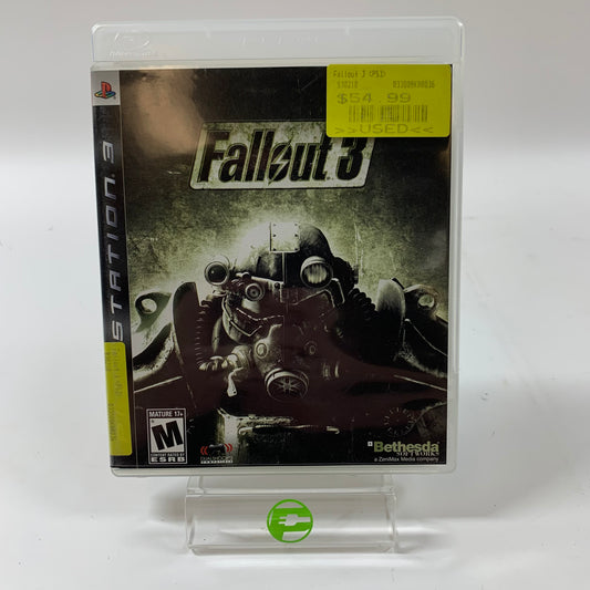 Fallout 3 [Greatest Hits] (Sony PlayStation 3 PS3, 2008)