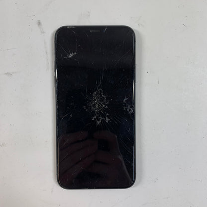 Unlocked Apple iPhone X 64GB Cracked Front and Back