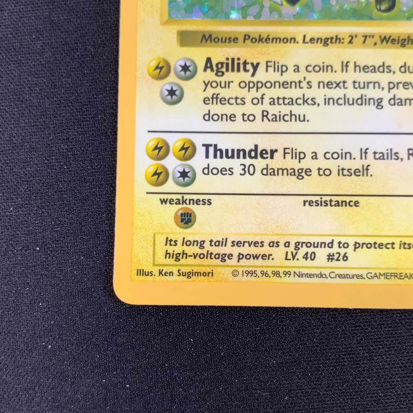 Pokémon TCG Base Set (Shadowless Edition) Raichu 14/102 Holofoil English