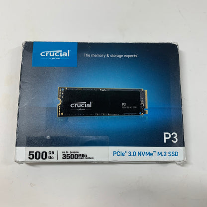 Crucial 2280mm P3 M.2 2280 500GB M.2 NVMe Gen 3.0 x 4 SSD CT500P3SSD8