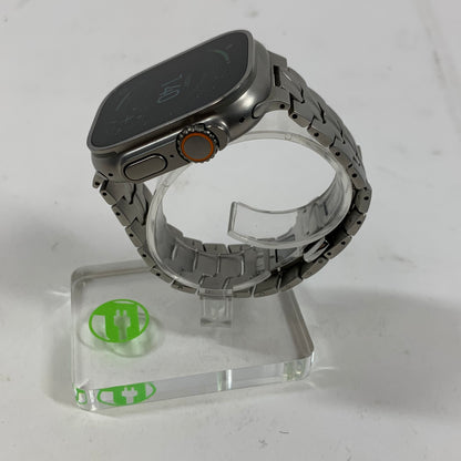 Unlocked Apple Watch Ultra 2 49MM Natural Titanium Aftermarket Band MX4D3LW/A