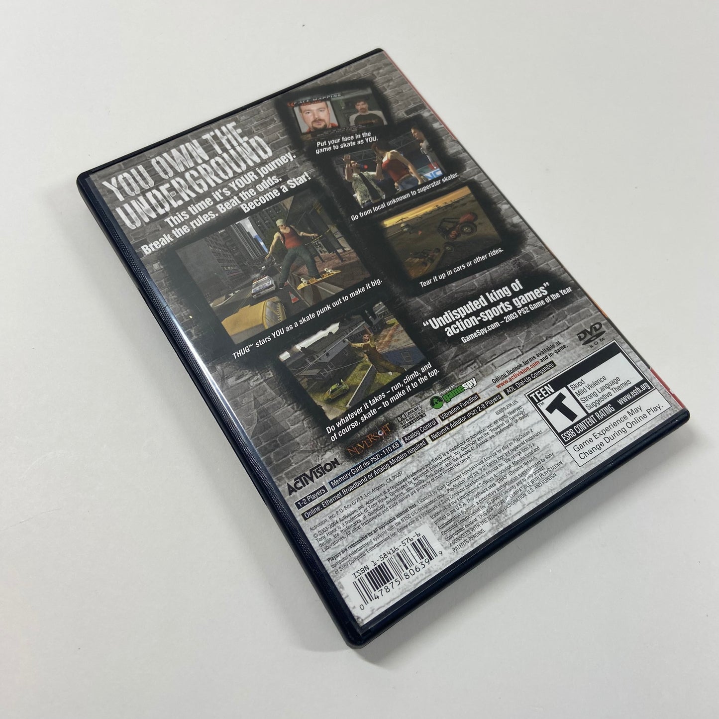 Tony Hawk Underground (Sony PlayStation 2 PS2, 2003)