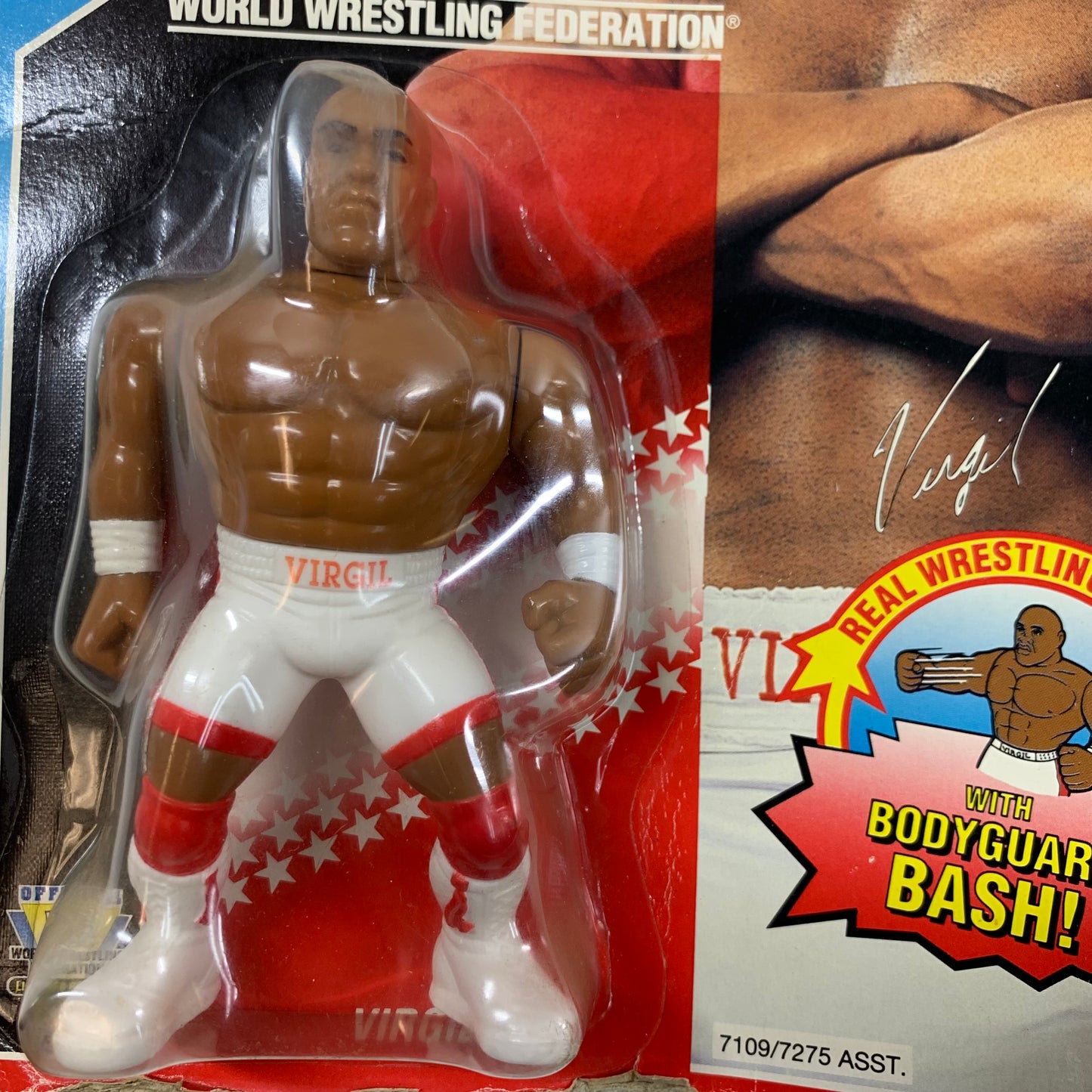 WWF Hasbro Signed Virgil New Sealed 1992  Series 5 Action Figure 7109/7275