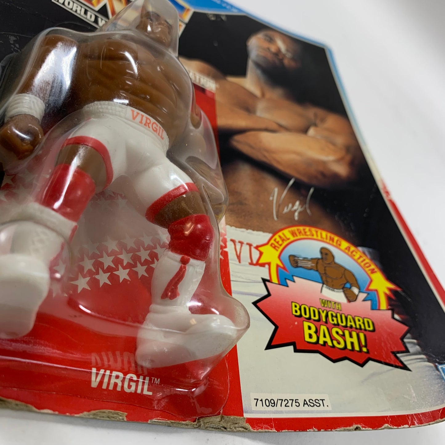 WWF Hasbro Signed Virgil New Sealed 1992  Series 5 Action Figure 7109/7275