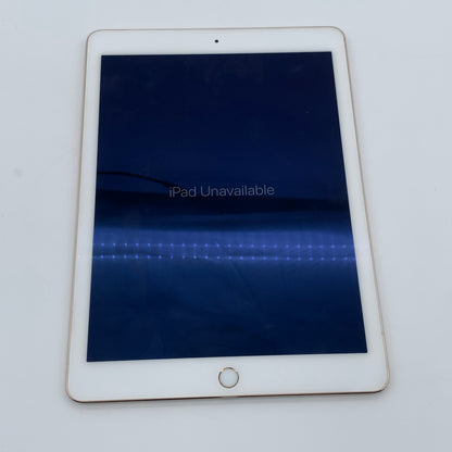 Broken WiFi Only Apple iPad Air 2nd Gen 128GB 15.8.4 Gold MH1J2LL/A parts only