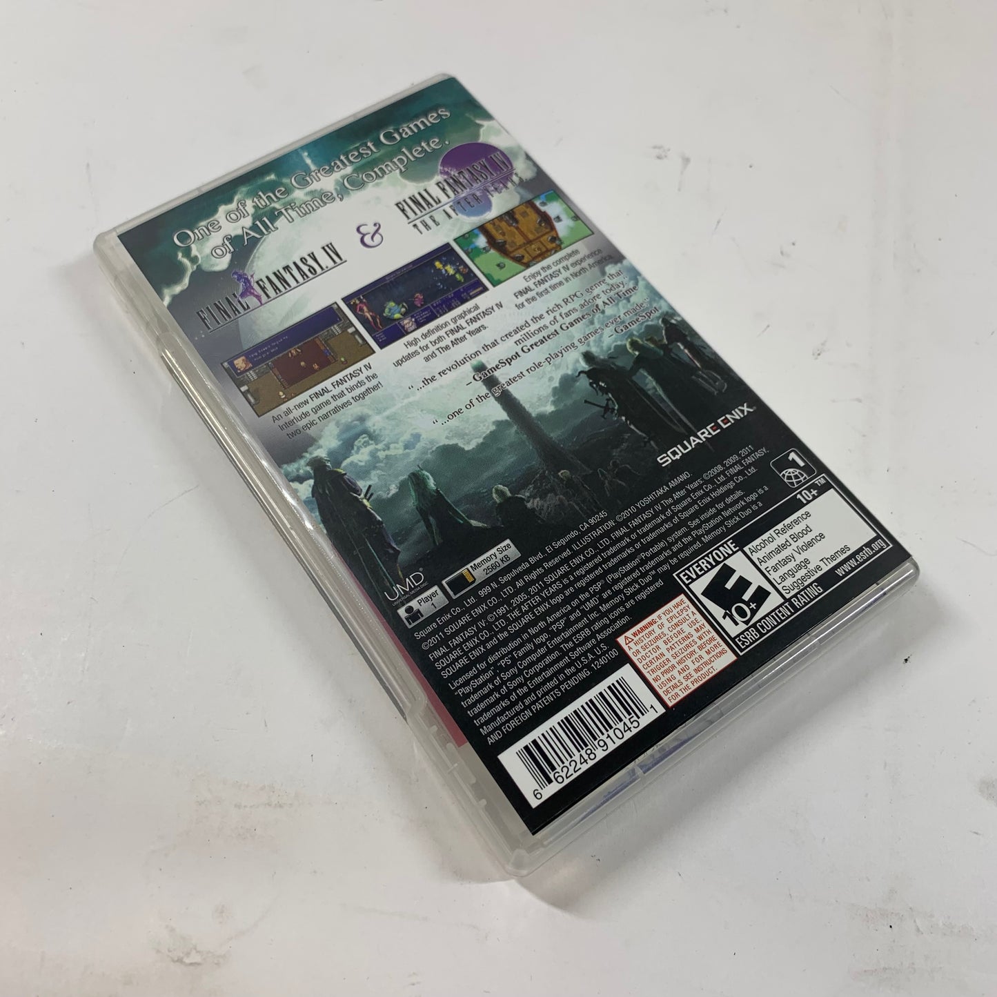 Final Fantasy IV (Sony PlayStation Portable PSP, 2011)