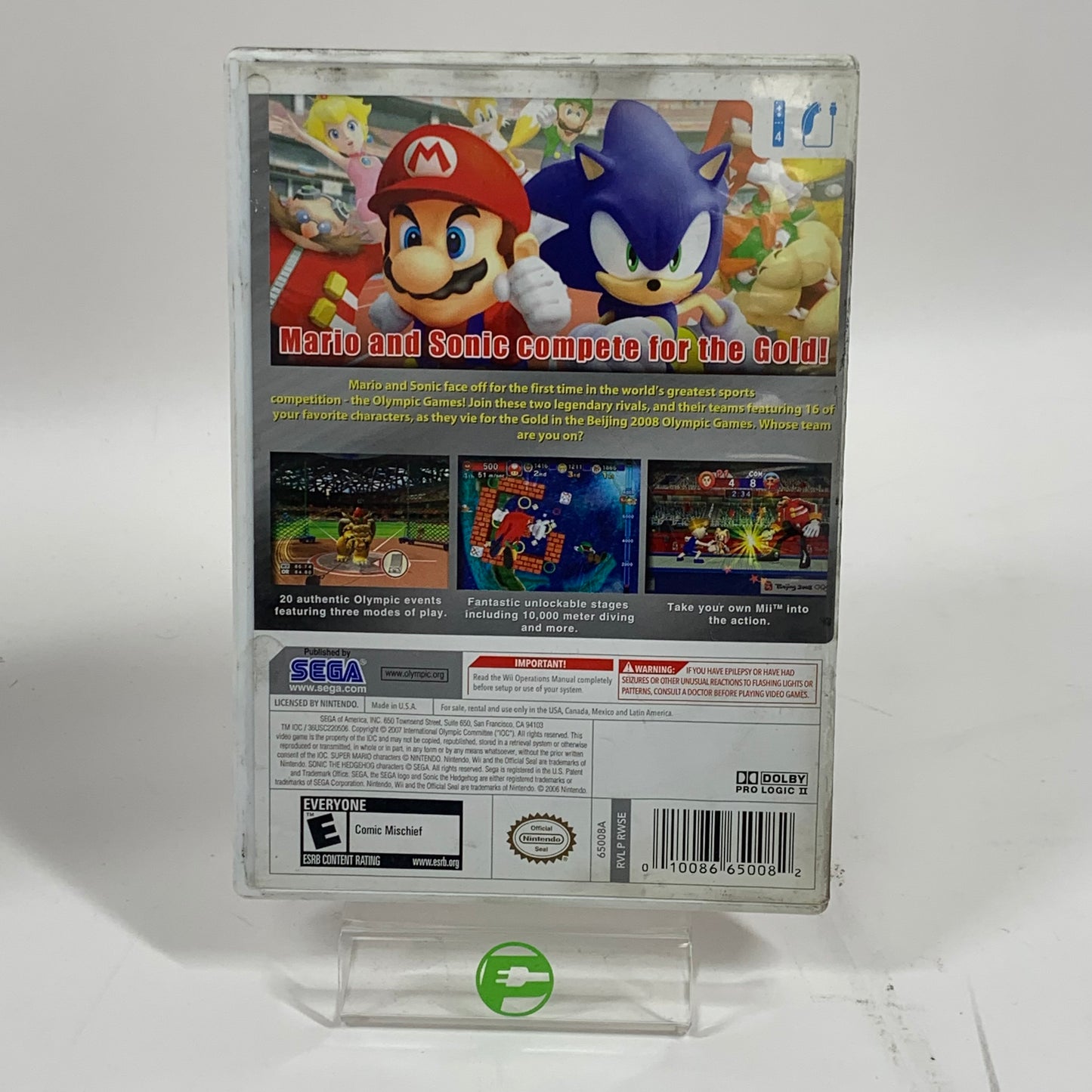 Mario and Sonic at the Olympic Games (Nintendo Wii, 2007)