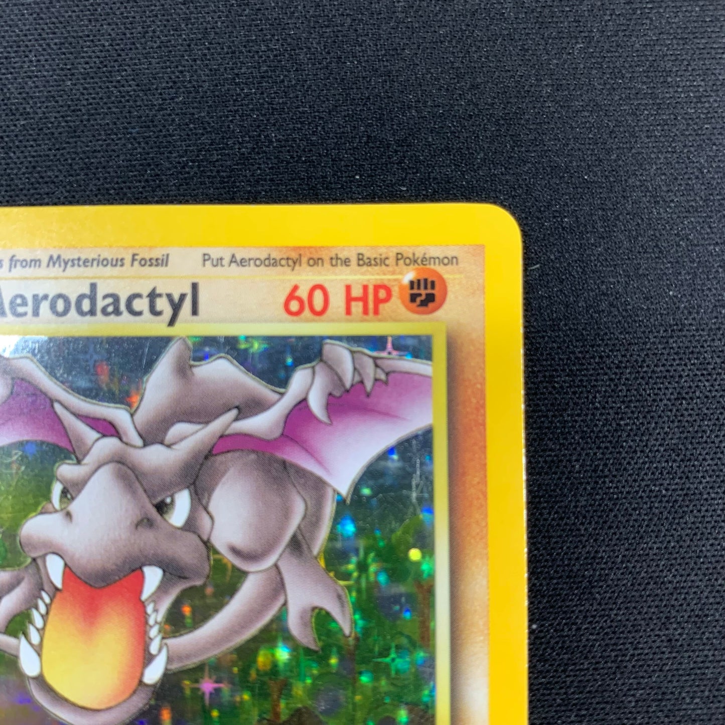 Pokémon TCG Fossil Aerodactyl 1/62 Holofoil English 1st Edition