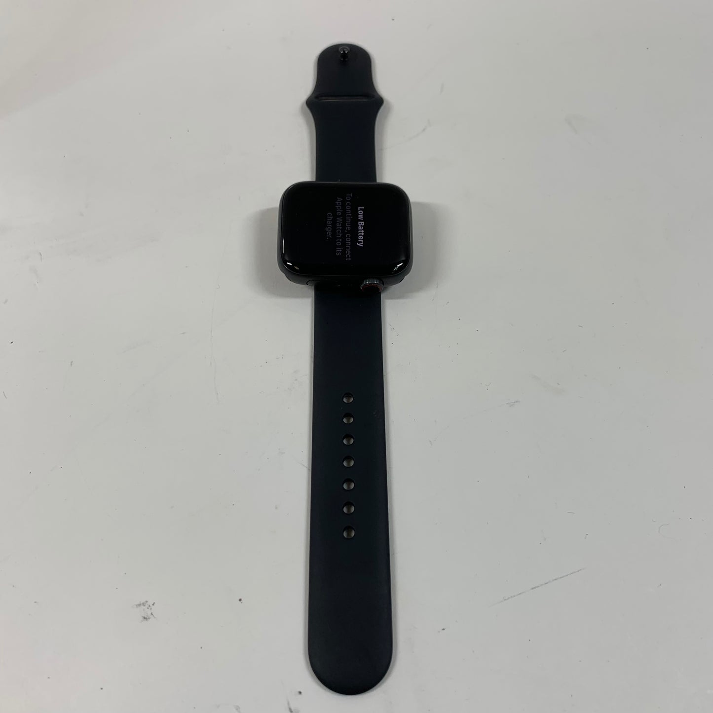 Unlocked Apple Watch SE 1st Gen 44MM Space Gray Aluminum Black Sport Band A2354