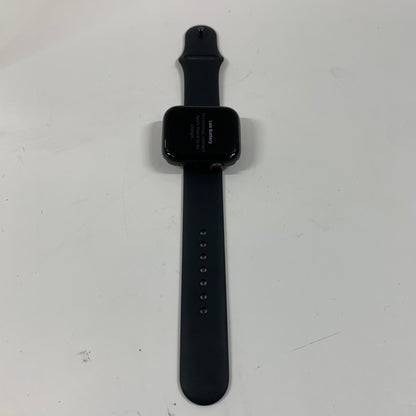 Unlocked Apple Watch SE 1st Gen 44MM Space Gray Aluminum Black Sport Band A2354