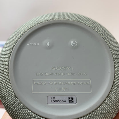 Sony lspx-s3 Glass Sound Speaker Gray