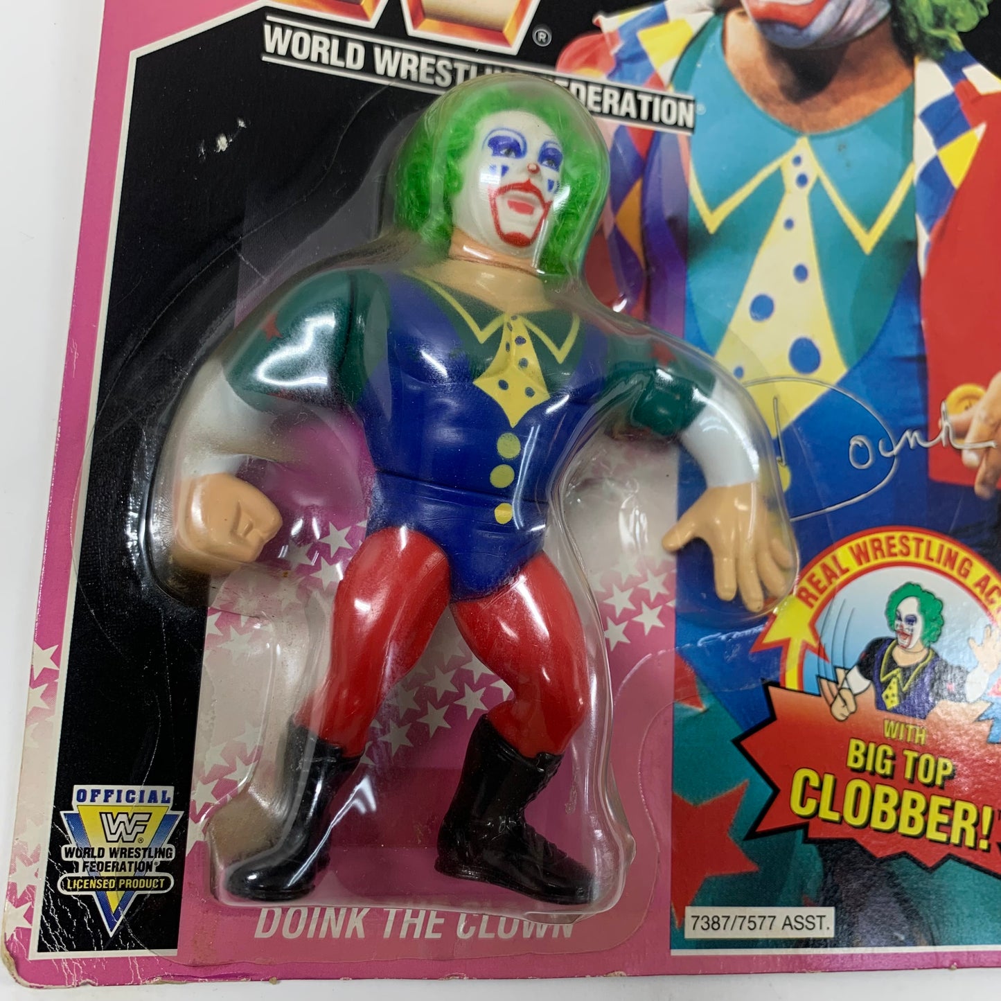 1993 Hasbro WWF Doink The Clown Series 9 7387/7577