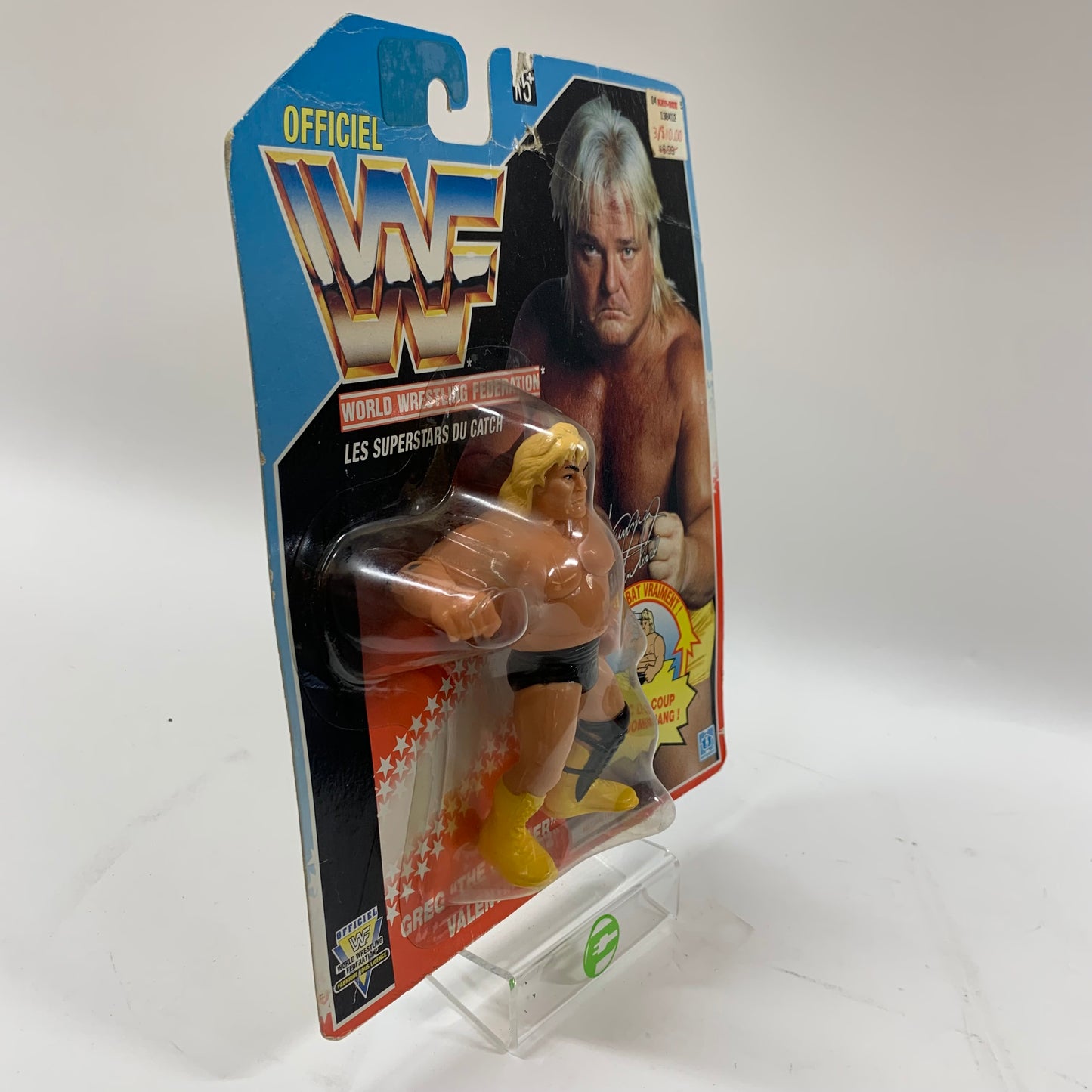 Greg The Hammer Valentine 1991 WWF Hasbro Series 3 Action Figure 7046/7106