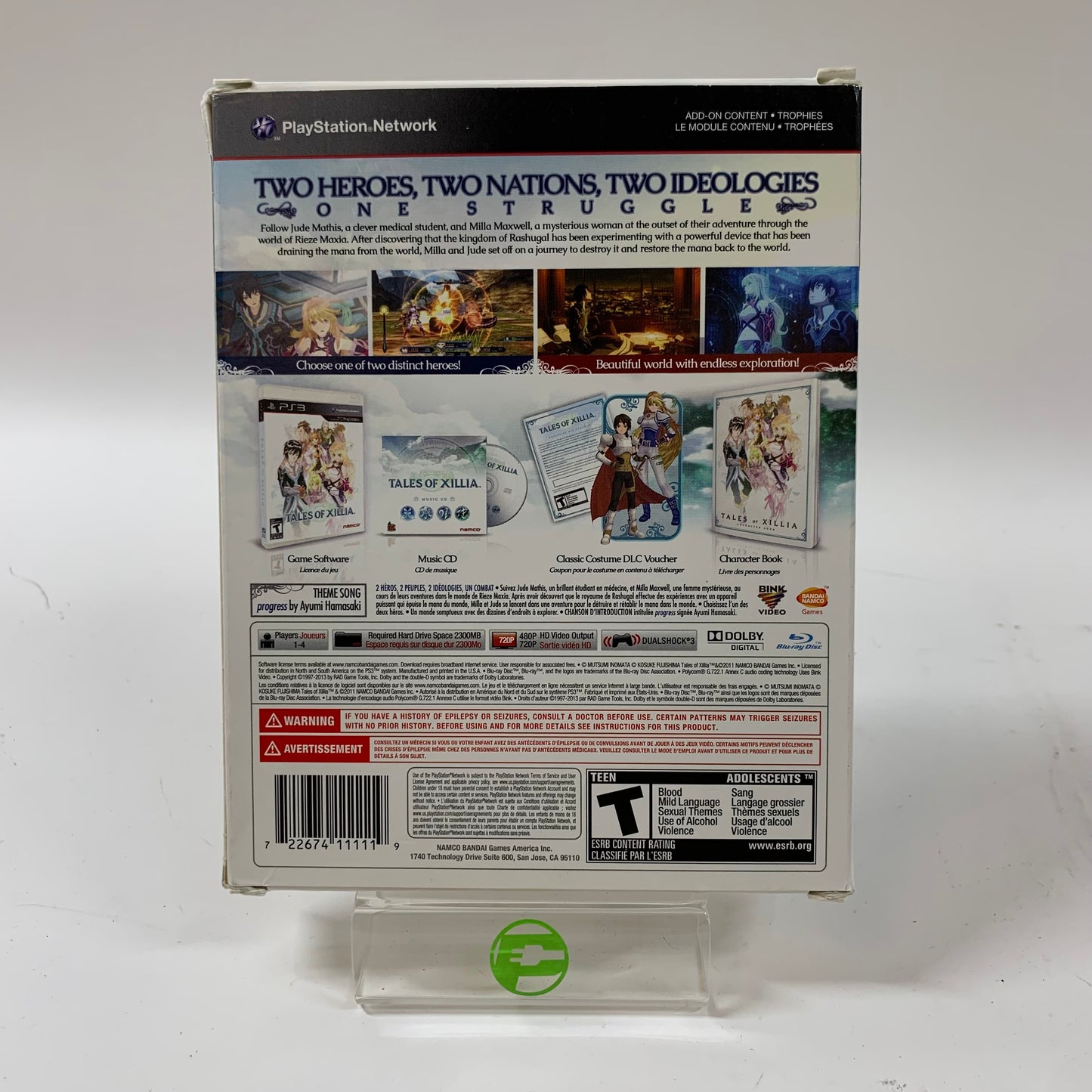Tales of Xillia [Limited Edition] (Sony PlayStation 3 PS3, 2013)