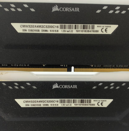 Corsair Vengeance RGB Pro 32GB (2x16GB) RAM DDR4 3200MHz CMW32GX4M2C3200C16